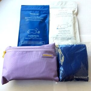 NWOT Various Amenity kits: Mandarina Duck Turkish Airlines, Frenchbee & Delta